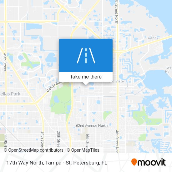 17th Way North map