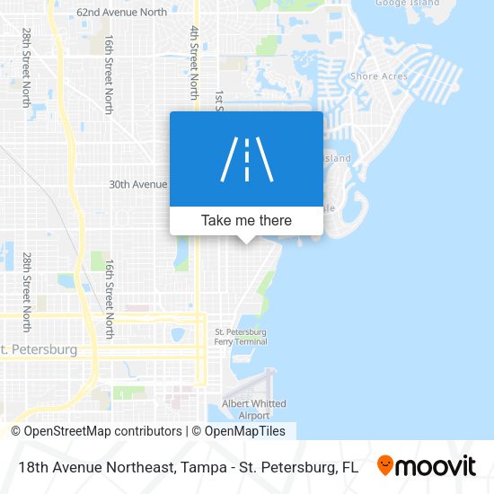 18th Avenue Northeast map