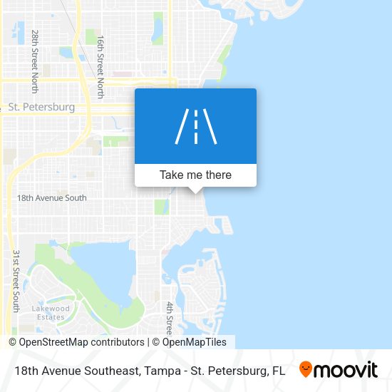 18th Avenue Southeast map