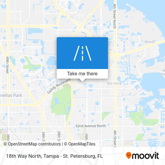 Mapa de 18th Way North