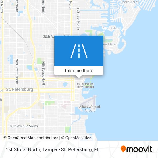 Mapa de 1st Street North