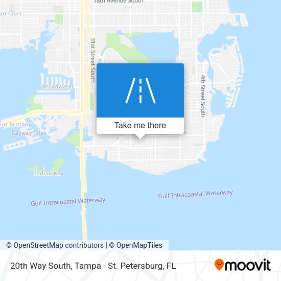 20th Way South map