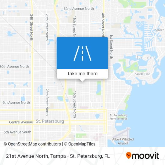 Mapa de 21st Avenue North