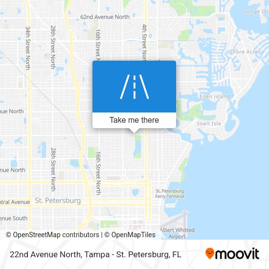 22nd Avenue North map