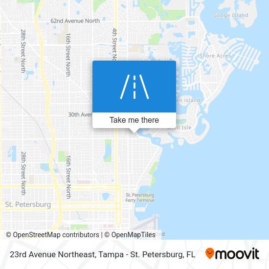 23rd Avenue Northeast map