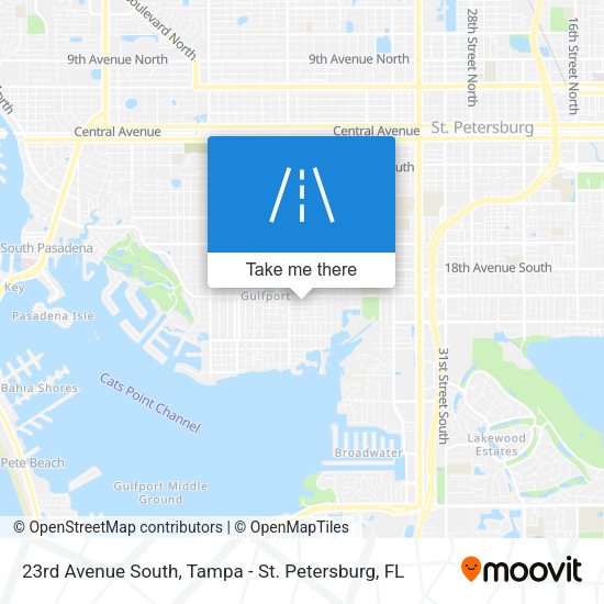 23rd Avenue South map
