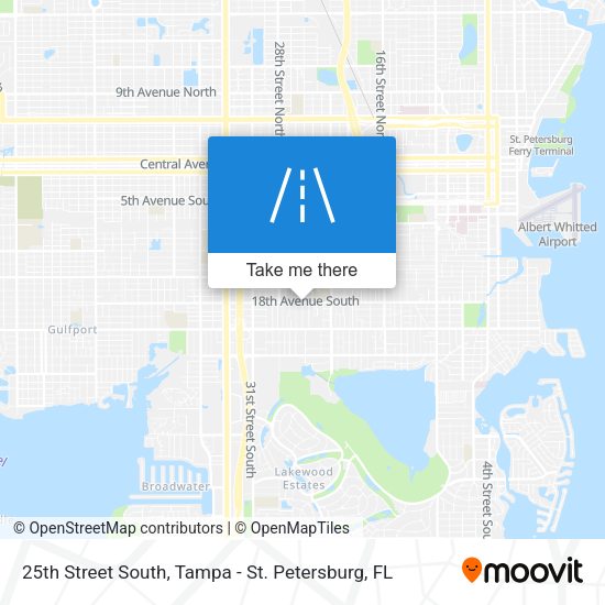 Mapa de 25th Street South