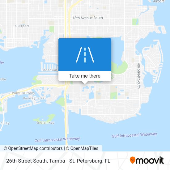 26th Street South map