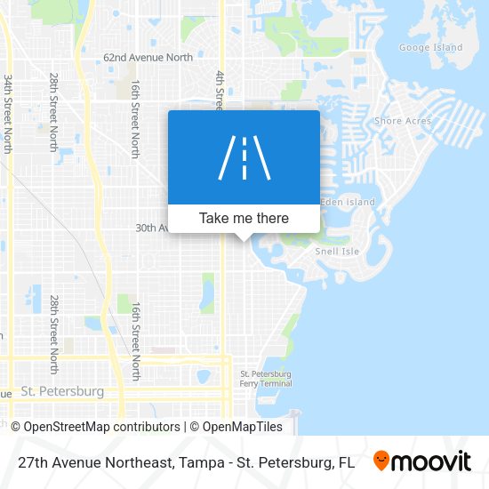 27th Avenue Northeast map