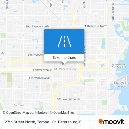 27th Street North map