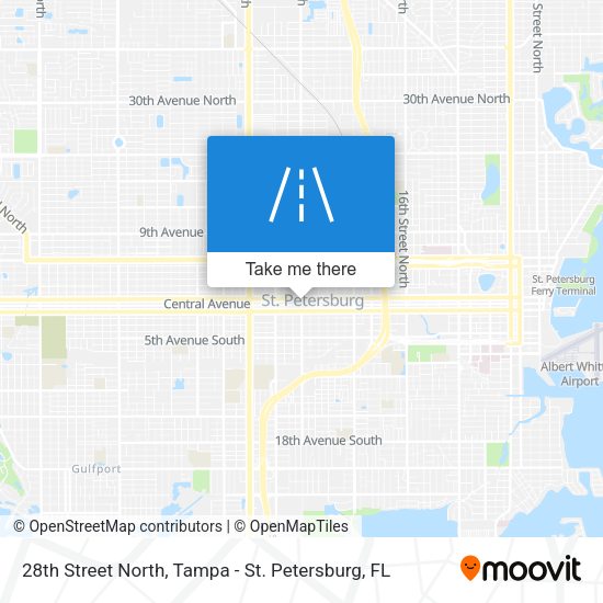 28th Street North map