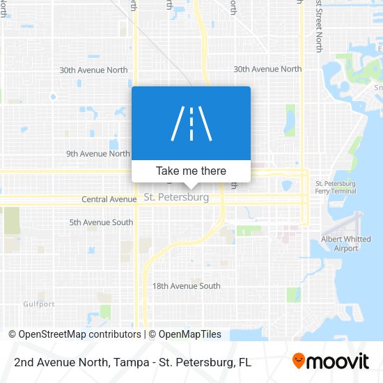 Mapa de 2nd Avenue North