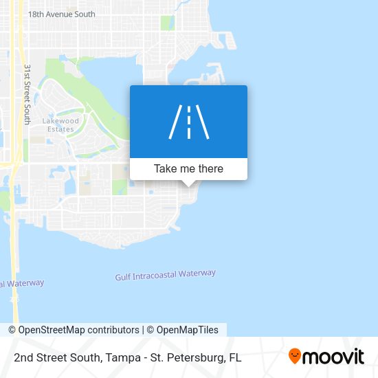 2nd Street South map