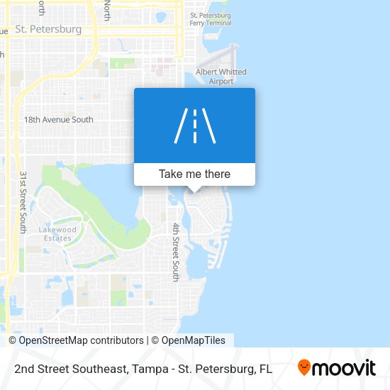 2nd Street Southeast map