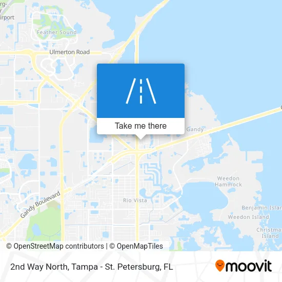 2nd Way North map