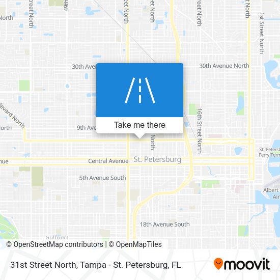 Mapa de 31st Street North