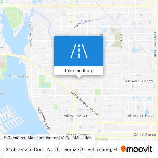 Mapa de 31st Terrace Court North