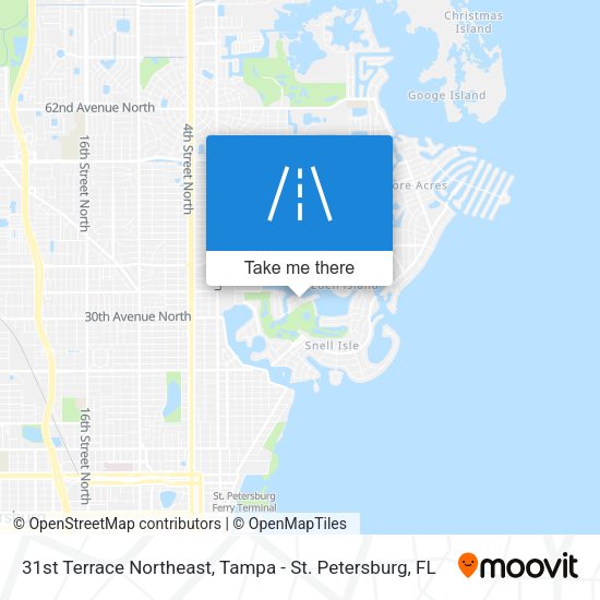 Mapa de 31st Terrace Northeast