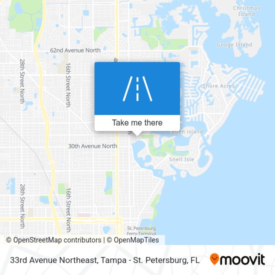 Mapa de 33rd Avenue Northeast