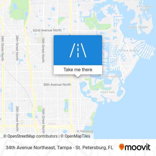 Mapa de 34th Avenue Northeast