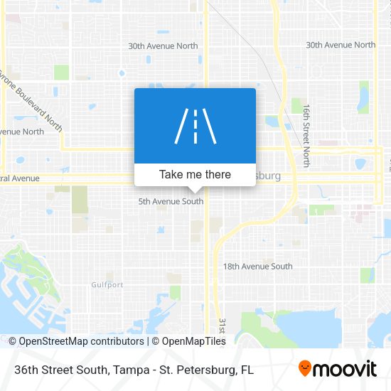 Mapa de 36th Street South