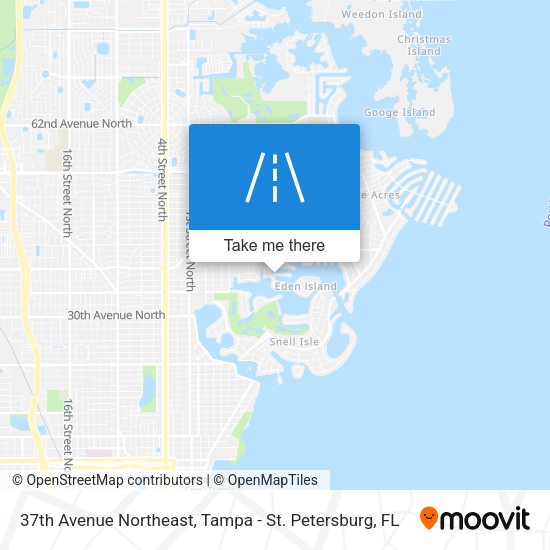 37th Avenue Northeast map