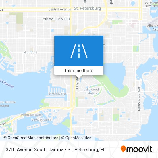 Mapa de 37th Avenue South
