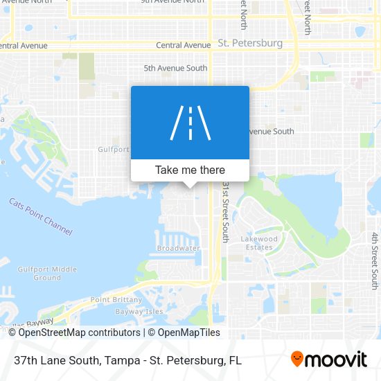 Mapa de 37th Lane South