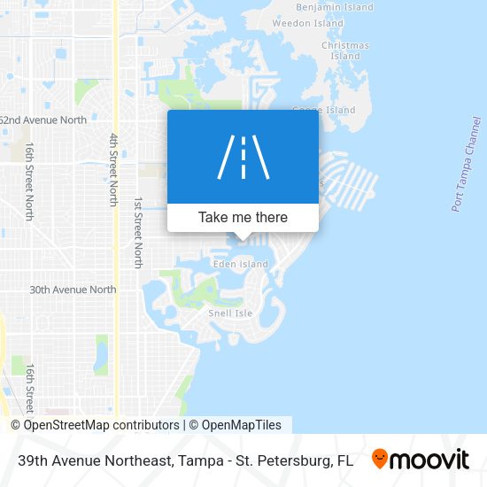 Mapa de 39th Avenue Northeast
