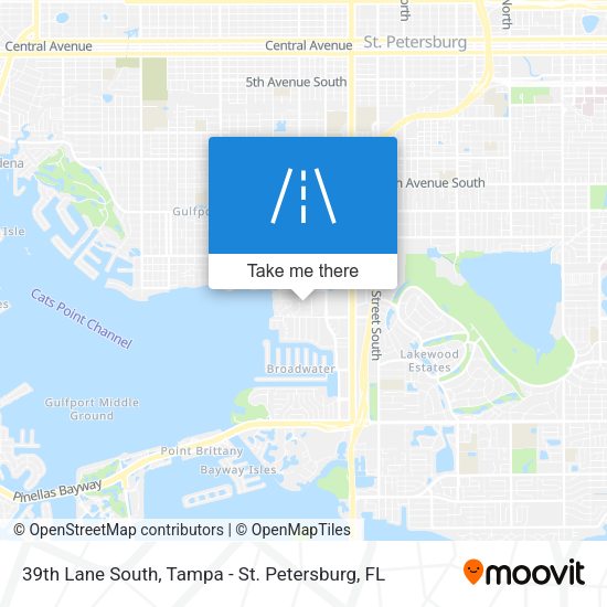 Mapa de 39th Lane South