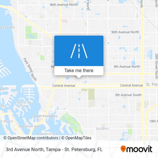 3rd Avenue North map