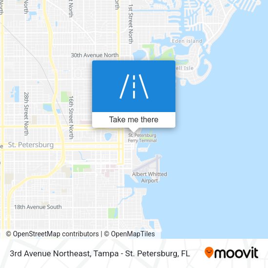 3rd Avenue Northeast map