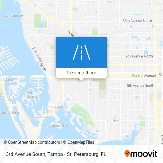3rd Avenue South map