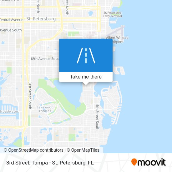 3rd Street map