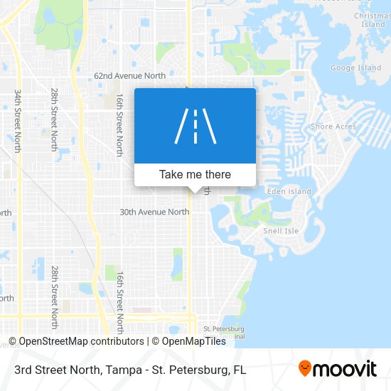 3rd Street North map