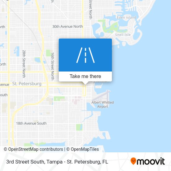 Mapa de 3rd Street South