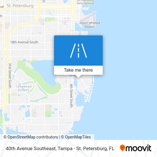 Mapa de 40th Avenue Southeast
