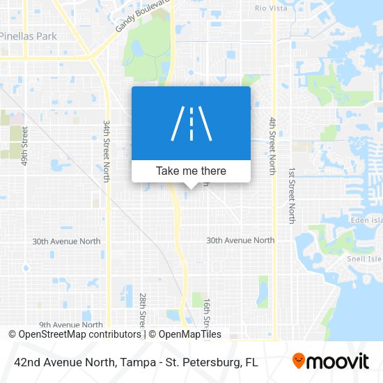 Mapa de 42nd Avenue North