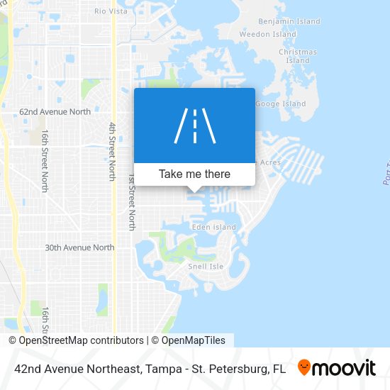 42nd Avenue Northeast map