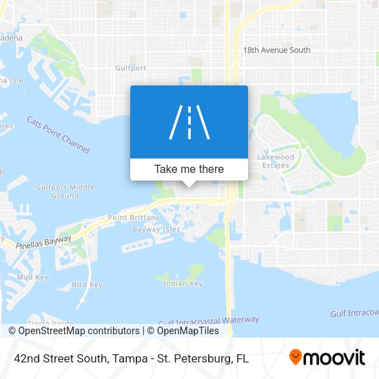Mapa de 42nd Street South