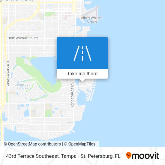 43rd Terrace Southeast map