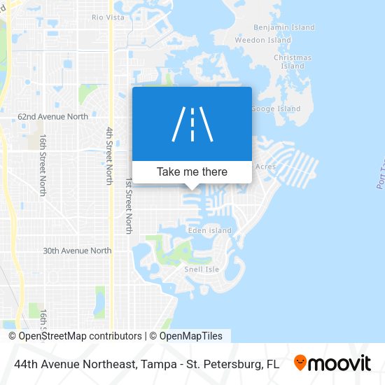 Mapa de 44th Avenue Northeast