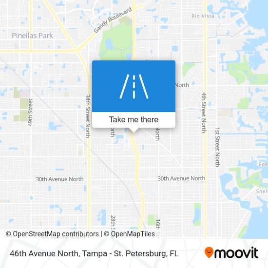 46th Avenue North map