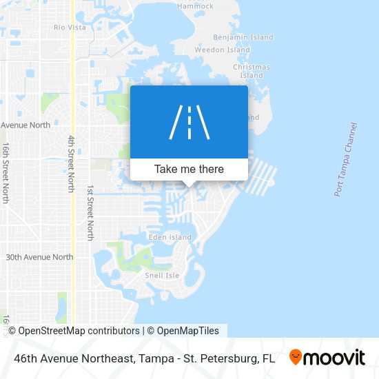 Mapa de 46th Avenue Northeast