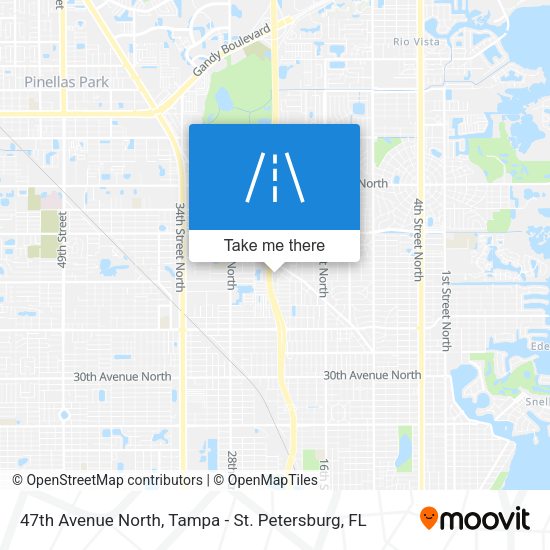 47th Avenue North map