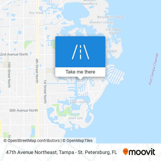 47th Avenue Northeast map