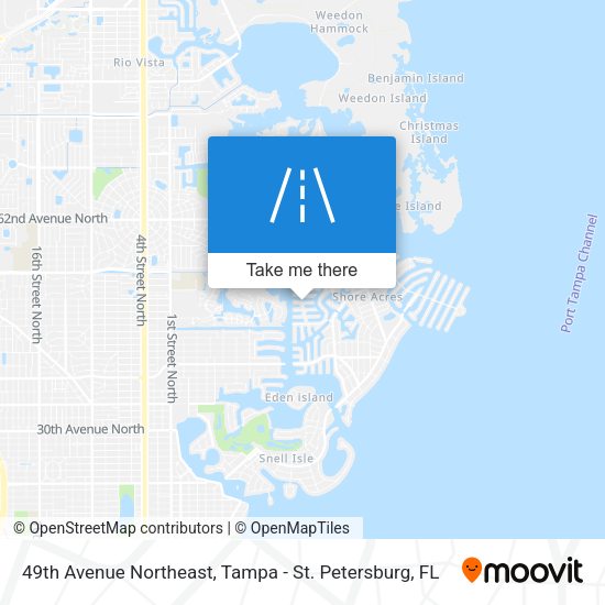 Mapa de 49th Avenue Northeast