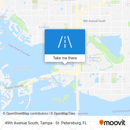 49th Avenue South map