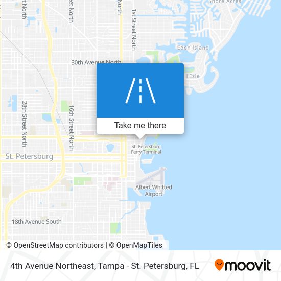 4th Avenue Northeast map