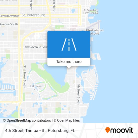 4th Street map